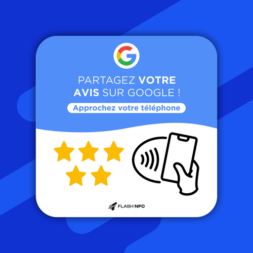 Plaque NFC Avis Google