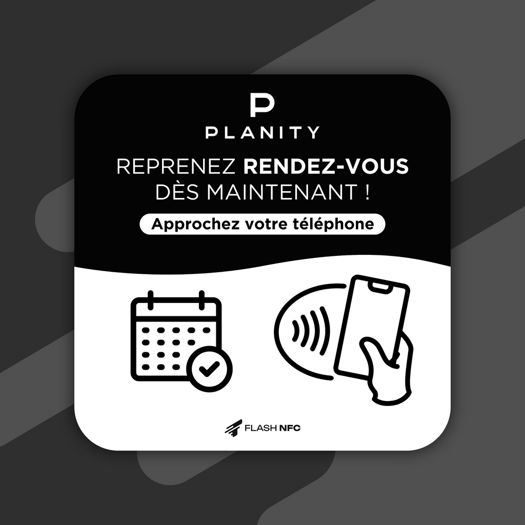 Plaque NFC Planity