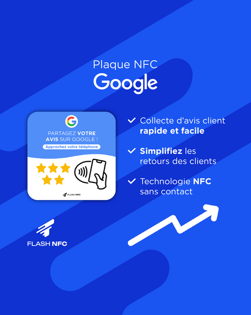 Plaque NFC Avis Google